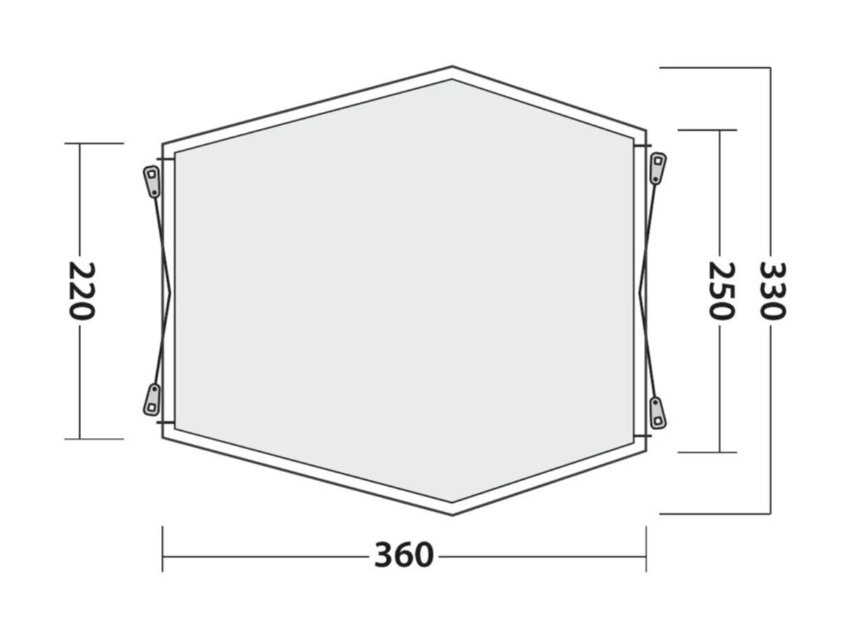 Outwell Woodcrest Drive Away Awning 2 Outwell Woodcrest Drive Away Awning - Image 2