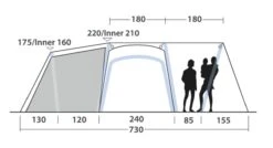 Outwell Mountain Lake 5ATC Tent (2022) -Outdoor Camping Store 111198 mountain lake 5atc drawing other4