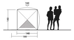 Outwell Beach Shelter Compton (2023) -Outdoor Camping Store 111230 beach shelter compton drawing other5