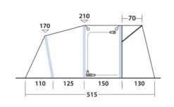 Outwell Blossburg 380 Air Drive Away Awning -Outdoor Camping Store 111242 blossburg 380 air drawing other5