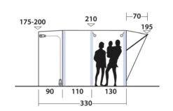 Outwell Newburg 240 Air Low Drive Away Awning 16 Outwell Newburg 240 Air Low Drive Away Awning -Outdoor Camping Store 111245 newburg 240 air drawing other4