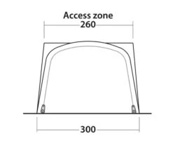 Outwell Newburg 240 Air Low Drive Away Awning 15 Outwell Newburg 240 Air Low Drive Away Awning -Outdoor Camping Store 111245 newburg 240 air drawing other5