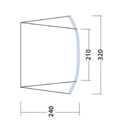 Outwell Touring Canopy Air 9 Outwell Touring Canopy Air -Outdoor Camping Store 111253 touring canopy air drawing floorplan3