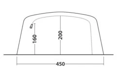 Outwell Queensdale 8PA Tent (2023) 25 Outwell Queensdale 8PA Tent (2023) -Outdoor Camping Store 111270 queensdale 8pa drawing other5