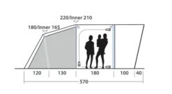 Outwell Springville 4SA Tent (2023) -Outdoor Camping Store 111275 springville 4sa drawing other4