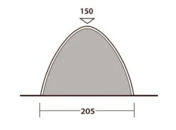 Outwell Free Standing Inner 12 Outwell Free Standing Inner -Outdoor Camping Store 111289 free standing inner drawing other4