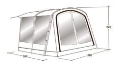 Outwell Universal Awning Size 1 (2022) 10 Outwell Universal Awning Size 1 (2022) -Outdoor Camping Store 111290 universal awning size 1 drawing perspective2