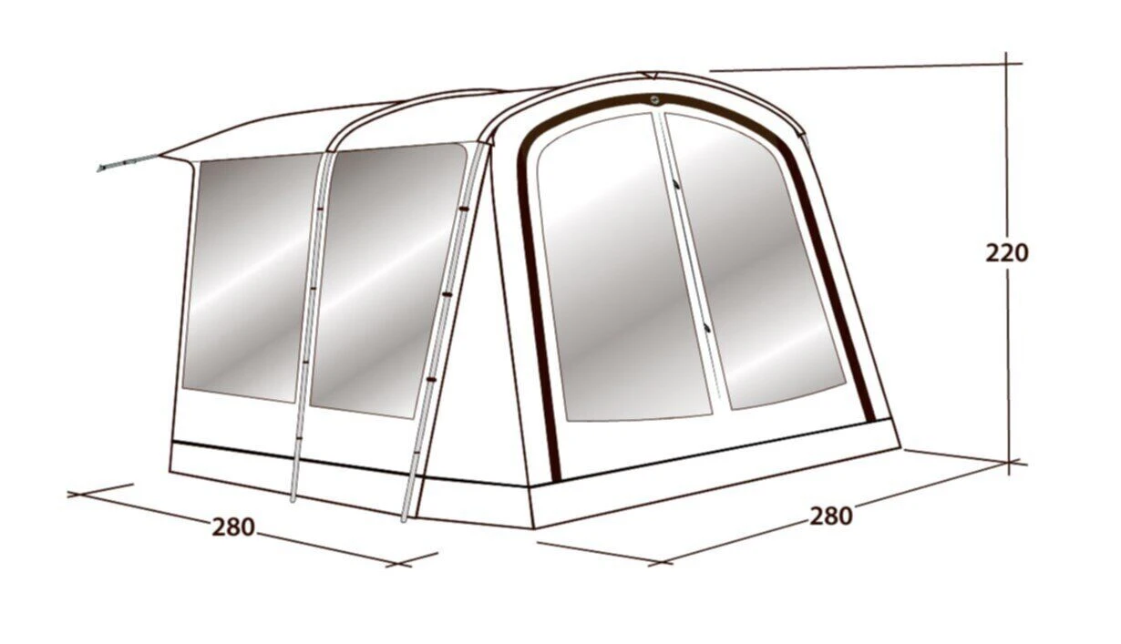 Outwell Universal Awning Size 1 (2022) 3 Outwell Universal Awning Size 1 (2022) - Image 3