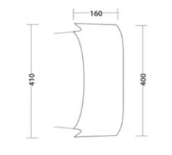 Outwell Lounge Tent Connector XL (2023) -Outdoor Camping Store 111343 lounge tent connector xl drawing floorplan3 page 0001