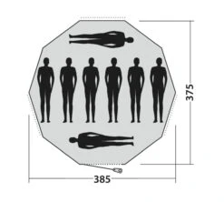 Easy Camp Moonlight Tipi Tent -Outdoor Camping Store 120381 moonlight tipi drawing floorplan3