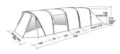 Easy Camp Palmdale 800 Lux Tent (2023) 11 Easy Camp Palmdale 800 Lux Tent (2023) -Outdoor Camping Store 120450 palmdale 800 lux drawing perspective2
