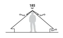 Robens Fairbanks Tipi (2023) -Outdoor Camping Store 130112 fairbanks drawing elevation 12395
