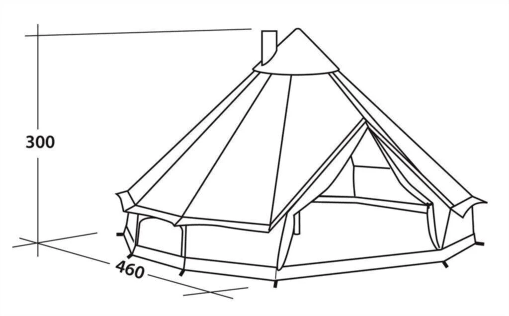 Robens Klondike Grande Tipi Tent (2023) 3 Robens Klondike Grande Tipi Tent (2023) - Image 3
