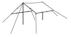 Robens Tarp 3m*3m 5 Robens Tarp 3m*3m -Outdoor Camping Store 130232 tarp 4 x 4 m drawing perspective 2 2