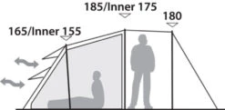 Robens Double Dreamer 4 Tent (2023) -Outdoor Camping Store 130278 double dreamer 4 drawing other4