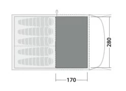 Robens Fleece Carpet Wolf Moon 5XP 5 Robens Fleece Carpet Wolf Moon 5XP -Outdoor Camping Store 190070 fleece carpet wolf moon 5xp drawing floorplan2