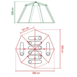 Coleman Octagon BlackOut Tent (2022) 11 Coleman Octagon BlackOut Tent (2022) -Outdoor Camping Store 2000035195 11