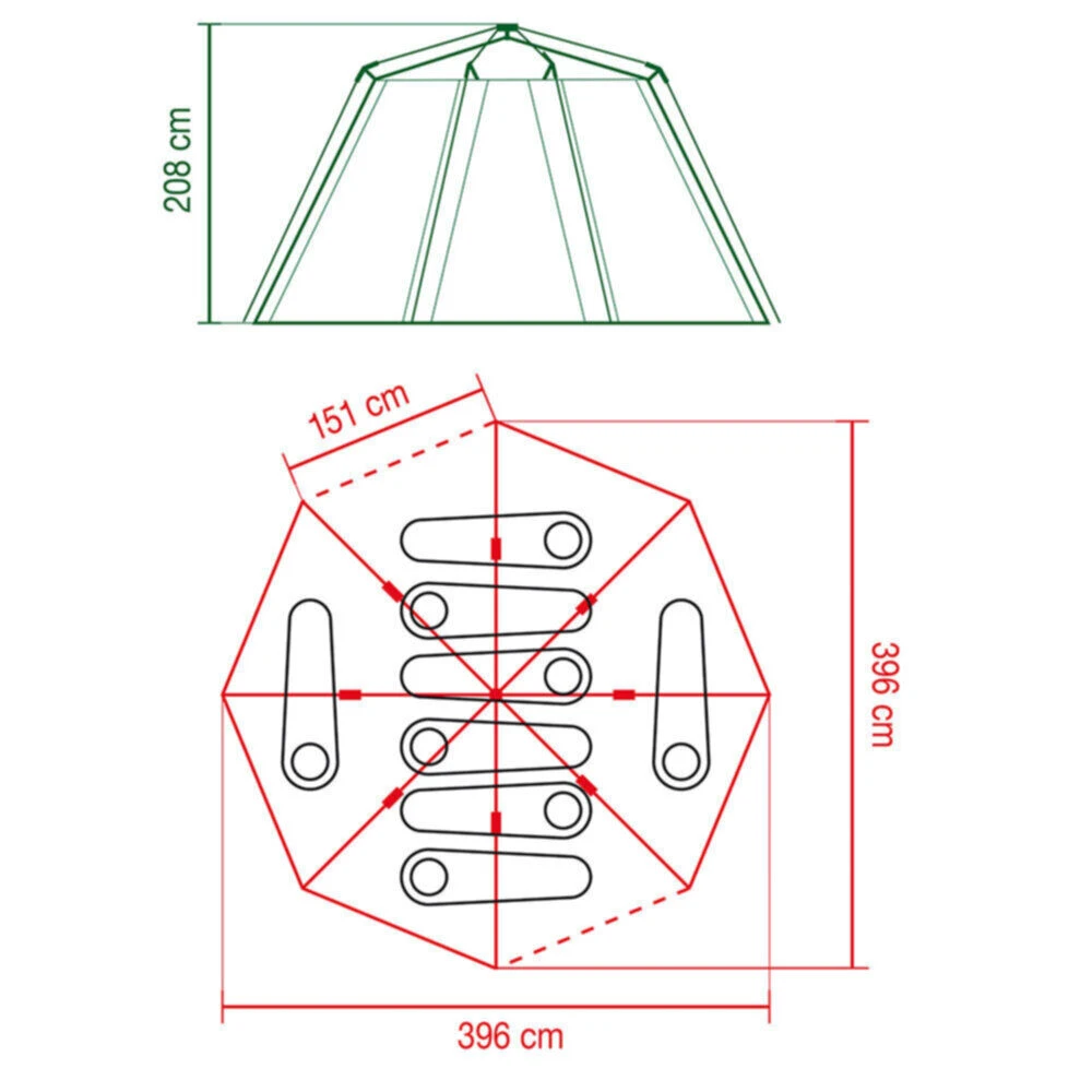 Coleman Octagon BlackOut Tent (2022) 4 Coleman Octagon BlackOut Tent (2022) - Image 4