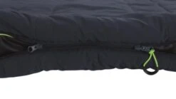 Outwell Camper Lux "L" Sleeping Bag Deep Blue (2023) -Outdoor Camping Store 230392 camper lux left side zipper feature photo2