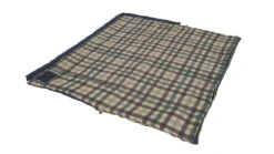 Outwell Camper Lux "R" Sleeping Bag Deep Blue (2023) -Outdoor Camping Store 230393 camper lux right side zipper feature photo6