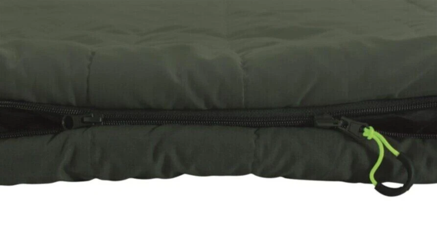 Outwell Camper Lux Double Sleeping Bag - Forest Green (2023) 4 Outwell Camper Lux Double Sleeping Bag - Forest Green (2023) - Image 4