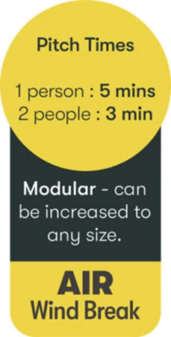 Quest Falcon Air Shield 500 - 3 Panels (2022) -Outdoor Camping Store a1038 9 midsize