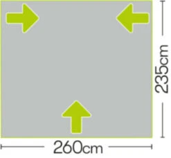 Quest Falcon 260 Poled Porch Caravan Awning (2022) 17 Quest Falcon 260 Poled Porch Caravan Awning (2022) -Outdoor Camping Store a3501 7 midsize