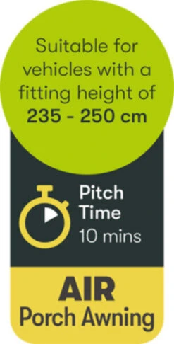 Quest Falcon Air 260 Porch Awning (2022) -Outdoor Camping Store a3501a 9 midsize 1