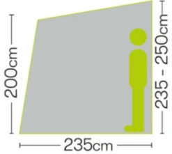 Quest Falcon Air 390 Porch Awning (2022) -Outdoor Camping Store a3503a 6 midsize