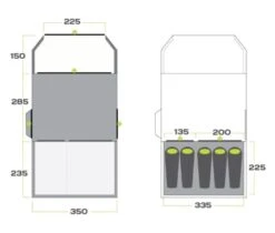 Zempire Aero TL Pro TC Tent (2022) -Outdoor Camping Store aero tl polycotton floor plan