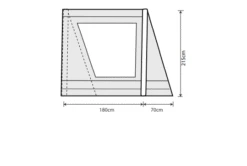 Outdoor Revolution Airedale 6.0s / 6.0se Front Porch Extension -Outdoor Camping Store airedale 6s se front porch extension fp 1