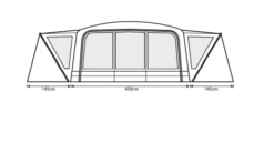 Outdoor Revolution Airedale 9.0DSE Tent (2022) 16 Outdoor Revolution Airedale 9.0DSE Tent (2022) -Outdoor Camping Store airedale 9se 2