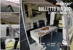 Vango Airbeam Vango Balletto Air 330 Elements ProShield Caravan Awning (2023) 13 Vango Airbeam Vango Balletto Air 330 Elements ProShield Caravan Awning (2023) -Outdoor Camping Store balletto air 330 eps lf2