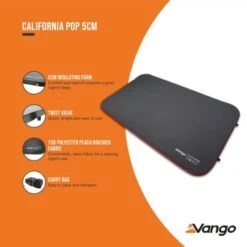 Vango California Pop 5cm Self Inflating Mattress 14 Vango California Pop 5cm Self Inflating Mattress -Outdoor Camping Store california pop 5cm low res