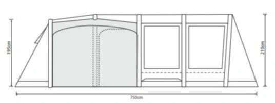Outdoor Revolution Camp Star 700SE Tent Bundle (2023) 3 Outdoor Revolution Camp Star 700SE Tent Bundle (2023) - Image 3