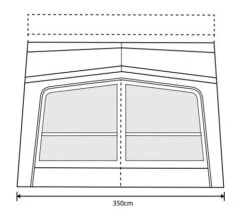 Outdoor Revolution Esprit Pro X 350M Awning (220-290cm) -Outdoor Camping Store esprit 350 x fl2