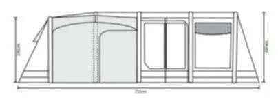 Outdoor Revolution Airedale 9.0DSE Tent Bundle (2023) 7 Outdoor Revolution Airedale 9.0DSE Tent Bundle (2023) - Image 7