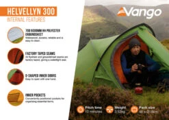 Vango Helvellyn 300 Tent (2022) -Outdoor Camping Store helvellyn 3002