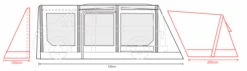 Outdoor Revolution Movelite T4E PC Midline Awning (220-255cm) (2023) -Outdoor Camping Store movelite t4e floor3 1