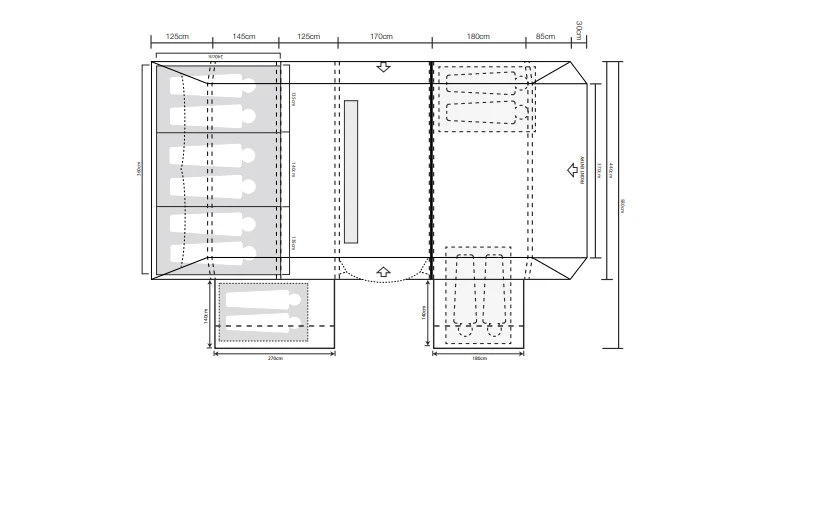 Outdoor Revolution O-Zone 8.0 Safari Lodge Tent 4 Outdoor Revolution O-Zone 8.0 Safari Lodge Tent - Image 4
