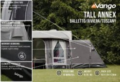 Vango Airbeam Vango Tall Annex Elements ProShield (Balletto And Tuscany) 8 Vango Airbeam Vango Tall Annex Elements ProShield (Balletto And Tuscany) -Outdoor Camping Store tall annex elements proshield ballettorivieratuscany low res