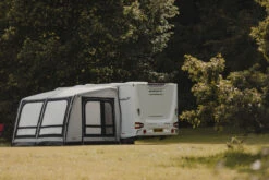 Vango Airbeam Vango Balletto Air 390 Elements Shield Caravan Awning (2023) -Outdoor Camping Store van 22 lifestyle balletto shield 390 hi 45 medium